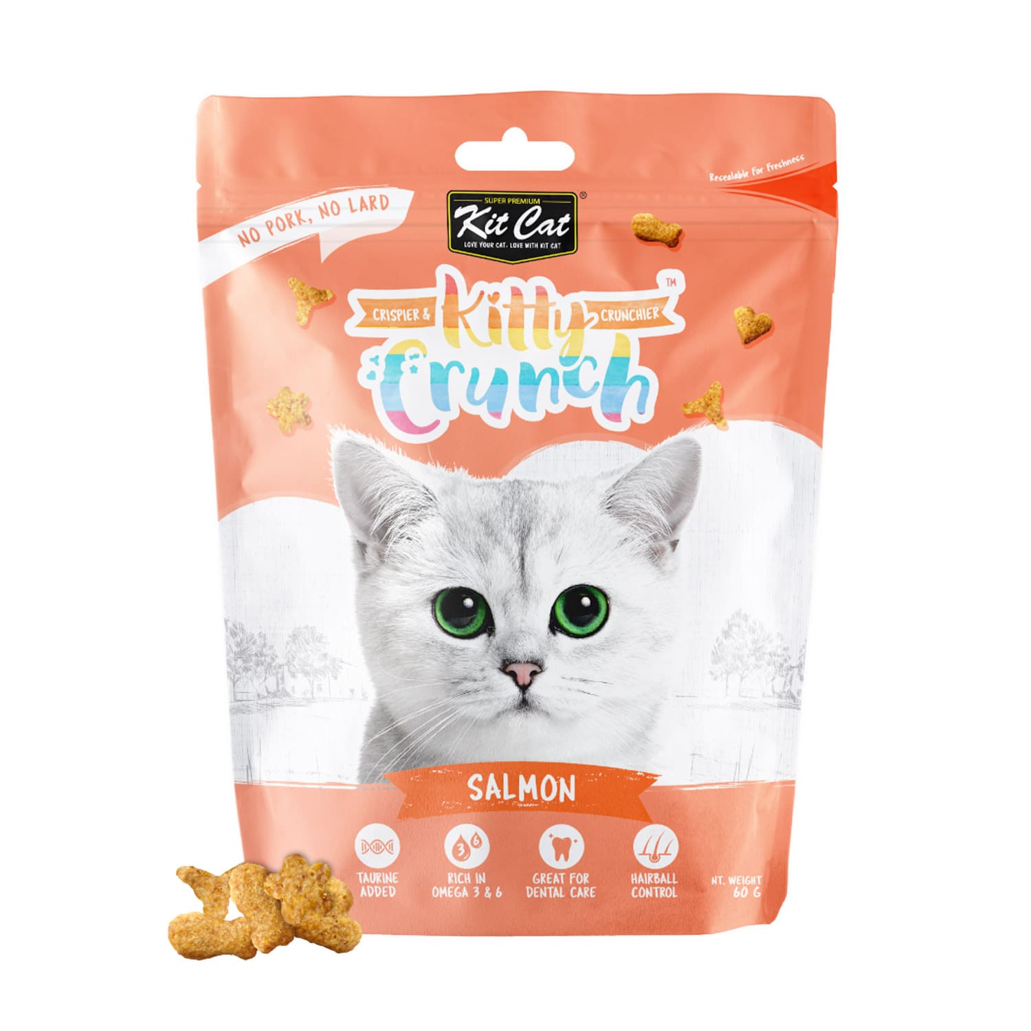 KC-SALMON-1 تشویقی بچهگربه کیت کت با طعم سالمون